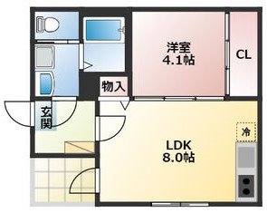 ハーモニーテラス東海通Iの間取り