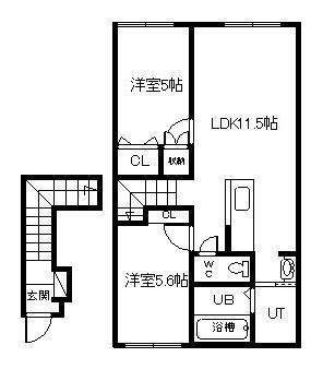 ＣＯＣＯＲＩ　永山５－１２新築の間取り