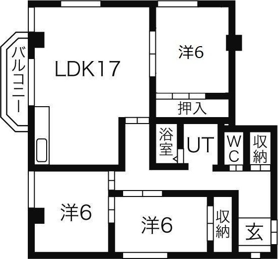 クオリティライフSSの間取り