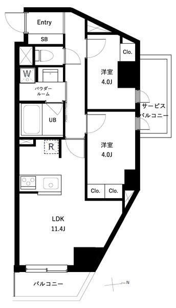 アーバンパーク高井戸の間取り