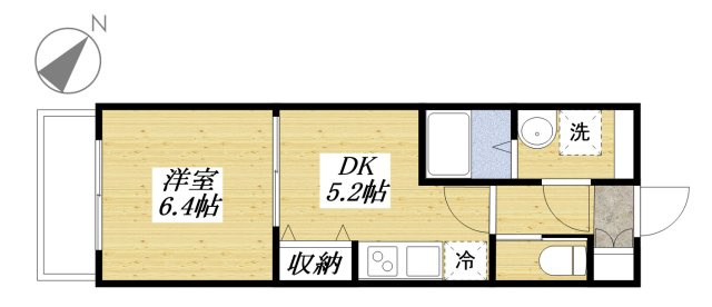 MELDIA拝島IIの間取り