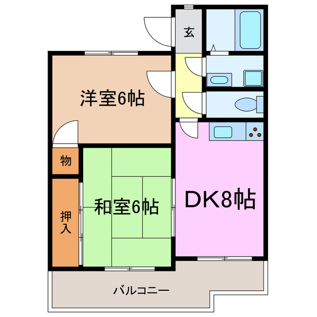 メゾン小林の間取り