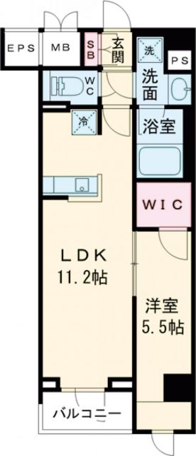 RJRプレシア大森北の間取り