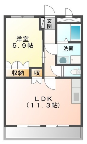 ラピュタ壱番館の間取り