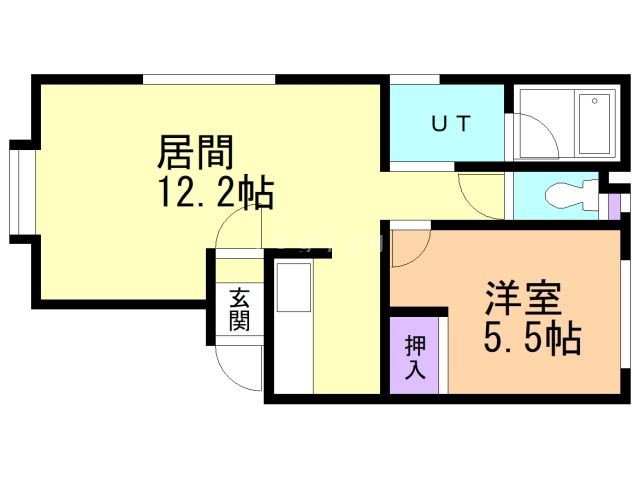 メゾン西桔梗の間取り