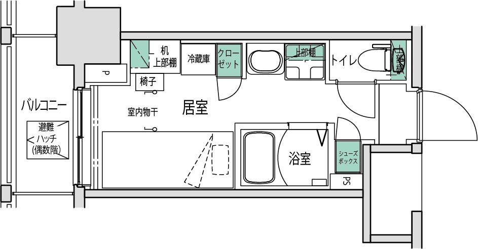 キャンパスヴィレッジ溝の口の間取り