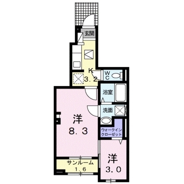 【ゴールドリング船越南の間取り】