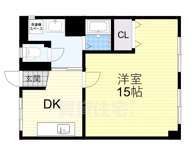 大阪市此花区酉島のマンションの間取り