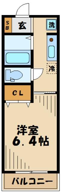 【川崎市多摩区菅のマンションの間取り】