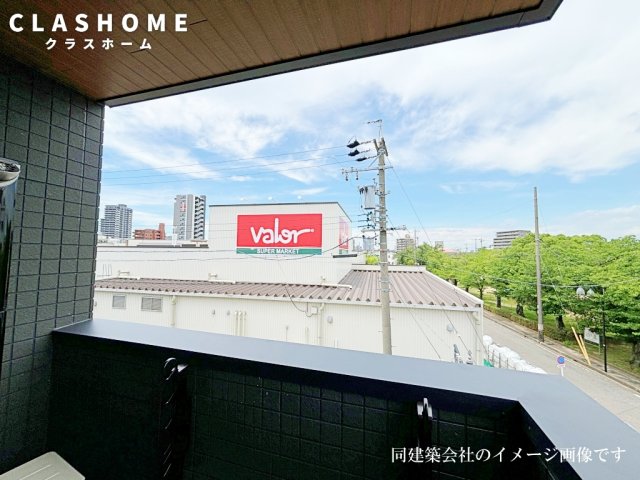 【安城市朝日町のアパートの眺望】