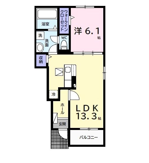 Ｋメゾン君津の間取り