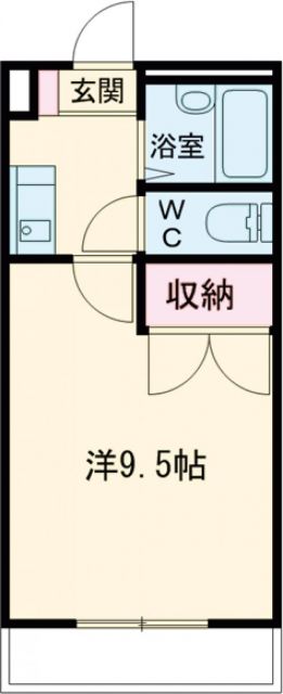 Pine Well駅前Ａ棟の間取り