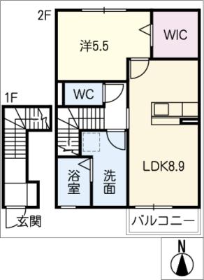 エルヴィータ煌きの間取り