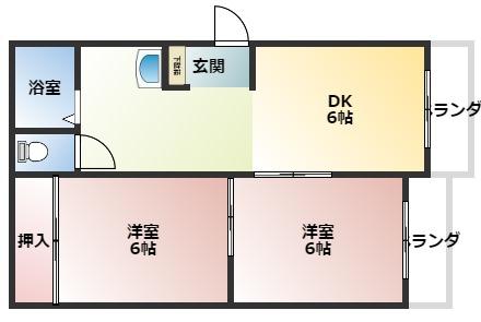 コーポ85の間取り