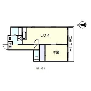 伊丹市昆陽南のマンションの間取り