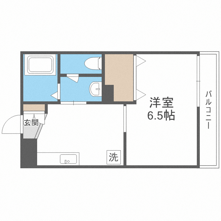 大産若久マンションの間取り