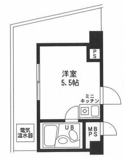 東京都品川区西五反田２（マンション）の賃貸物件の間取り