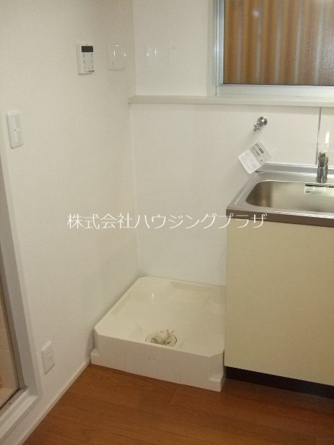 洗面設備　室内洗濯機置き場