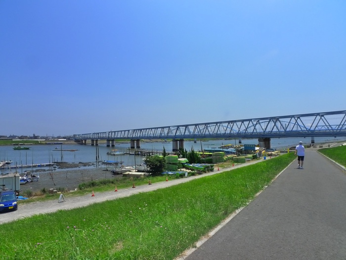 公園　江戸川河川敷（公園）まで85m