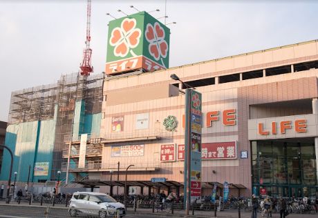 スーパー　ライフ 喜連瓜破店（スーパー）まで741m