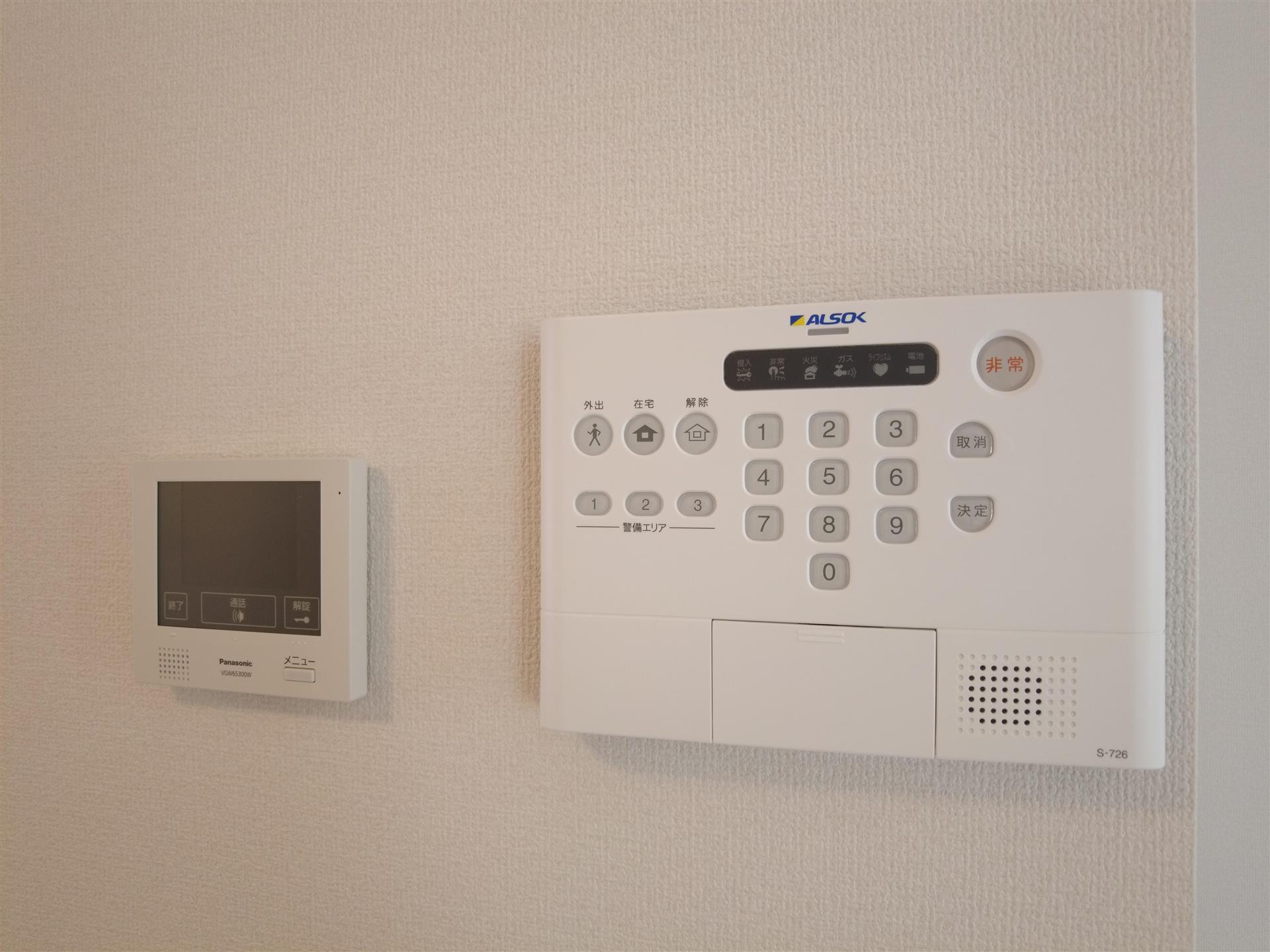 セキュリティ　TVドアフォン・ALSOK