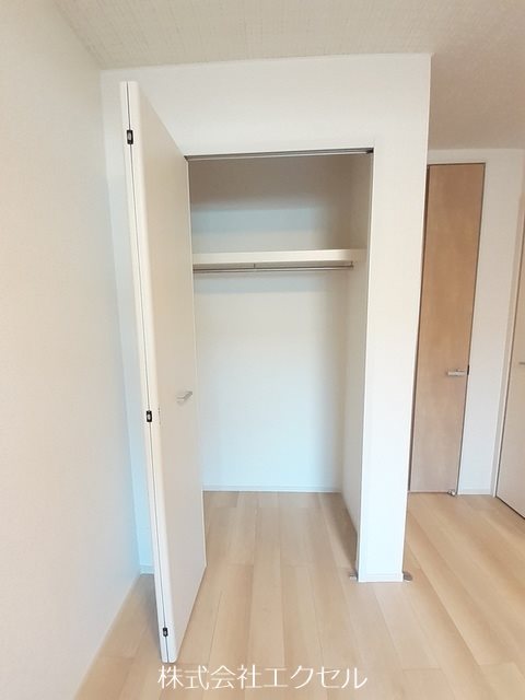 収納　クローゼット完備。