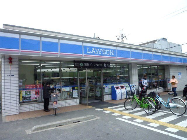 コンビニ　ローソン東大阪横小路五丁目店（コンビニ）まで448m