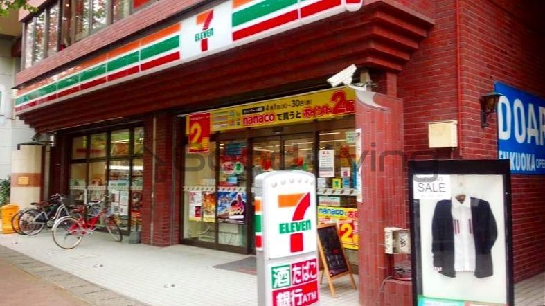 コンビニ　セブンイレブン福岡大名1丁目店（コンビニ）まで400m