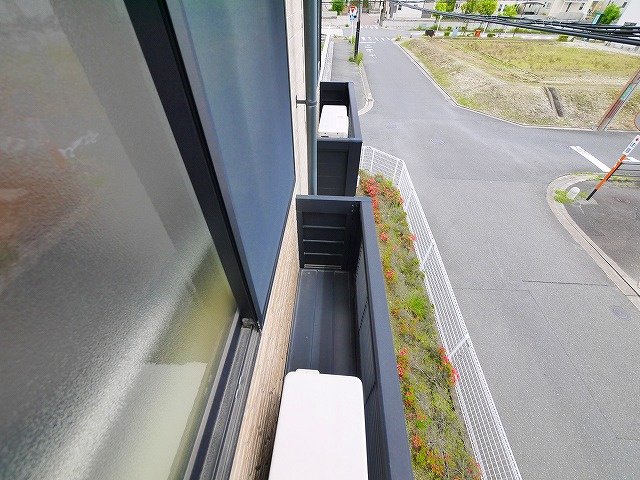 バルコニー　落ち着いた時間を過ごせるバルコニーです