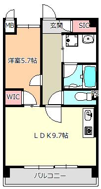 グリーンコート東小路の間取り写真