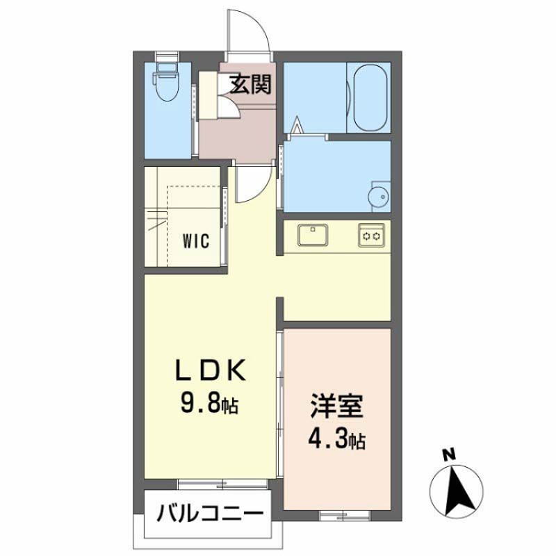 1LDK Apartment in Kanazawa, Ishikawa — photo 2 of 3