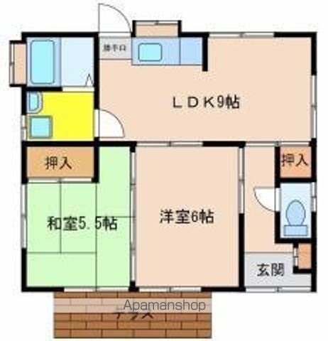 井崎貸家A棟の間取り写真