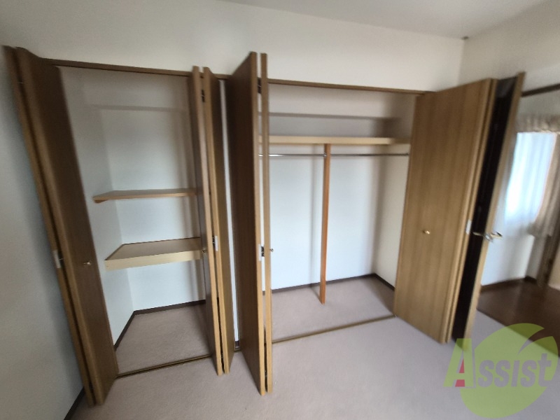 収納　ここに収納があります。収納があると部屋が広く使えます。