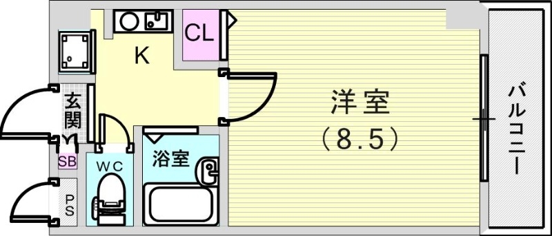 ヴィラセゾン甲南の間取り写真