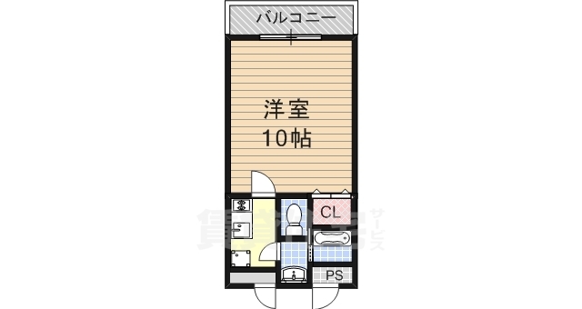 地下鉄東西線 小野駅 徒歩2分 5階建 築12年の間取り写真