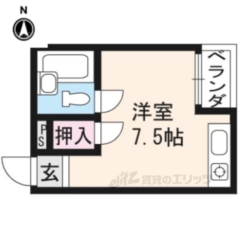 ハイツ善の間取り写真