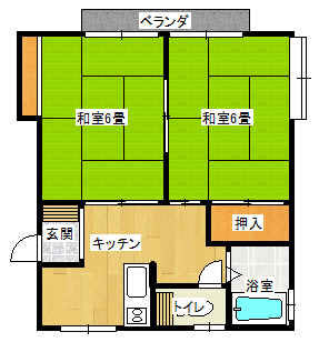 コーポ栗原の間取り