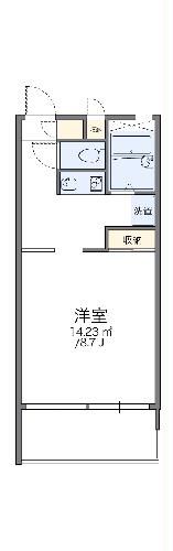 レオパレス柏谷の間取り