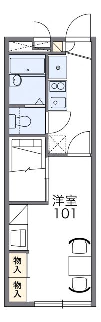 日進市浅田平子のアパートの間取り