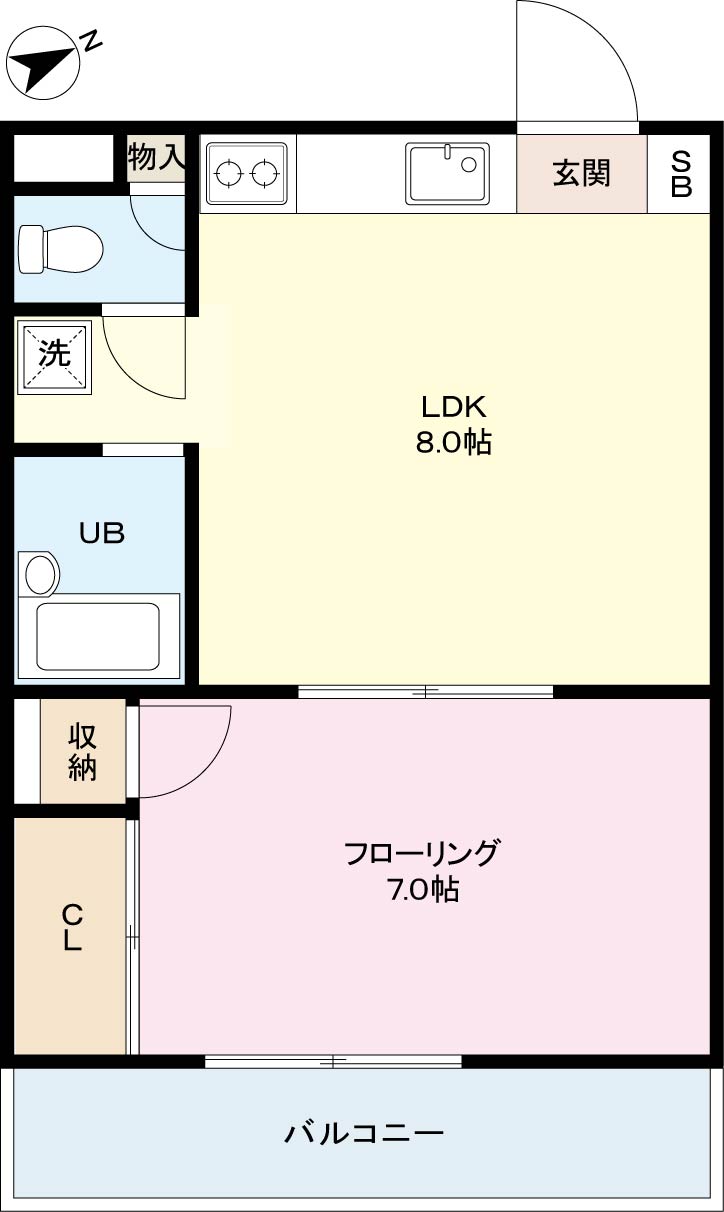 ジュネス代々木の間取り