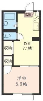 サザンテラスIの間取り