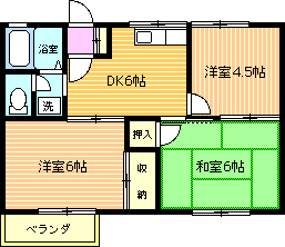 グリーンハイツもりやの間取り