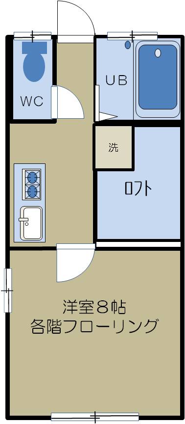 バードヒル９６の間取り