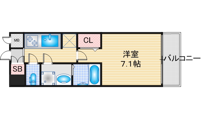 S-RESIDENCE熱田一番の間取り