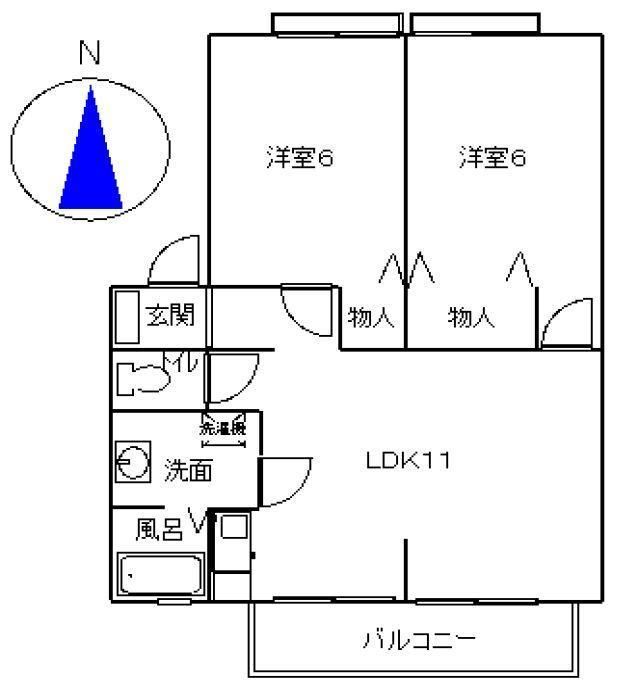 イーストブルーの間取り