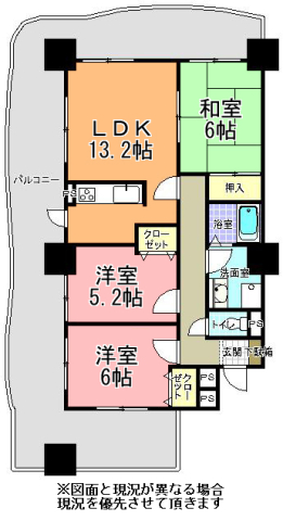 シャトーアトラスの間取り