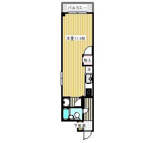 ダイアパレス呉中央の間取り