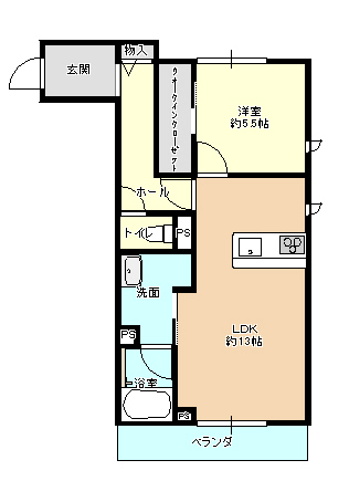 シャーメゾン和（5のお部屋）の間取り