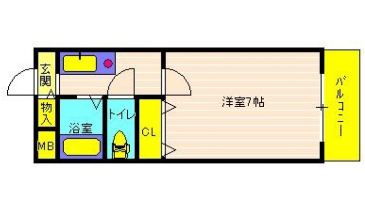 【サンシャ2の間取り】