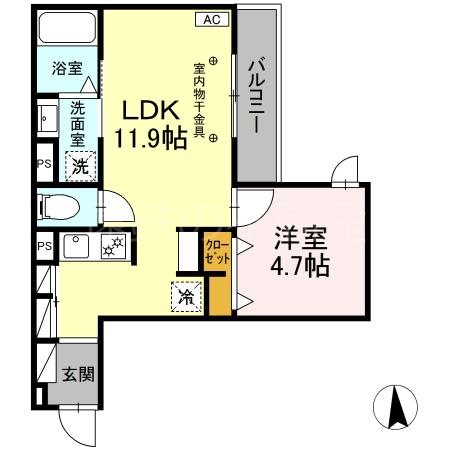 仮称）D-room掛川市中央の間取り